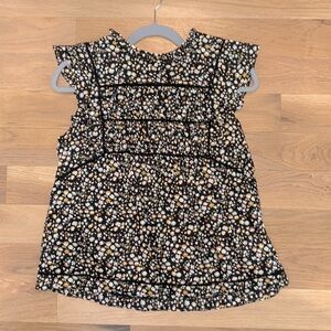 RAILS FILOMENA TOP BLACK MINI FLORAL